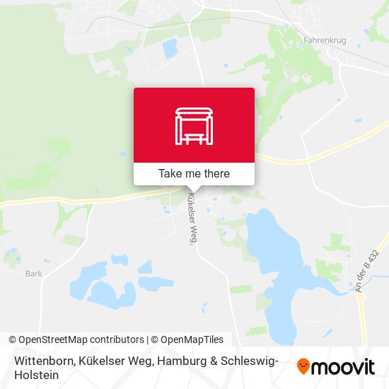 Wittenborn, Kükelser Weg map