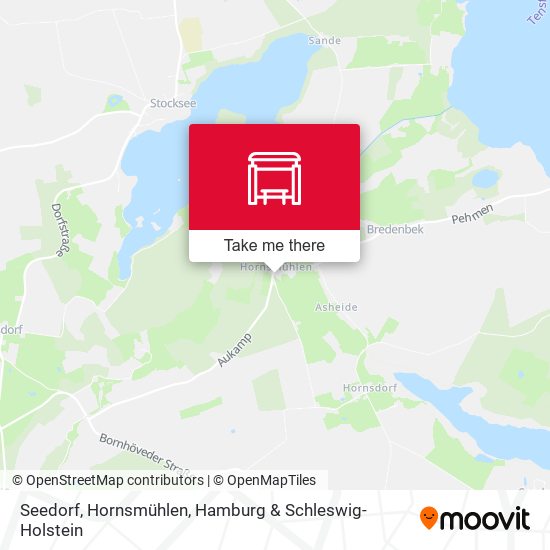 Seedorf, Hornsmühlen map