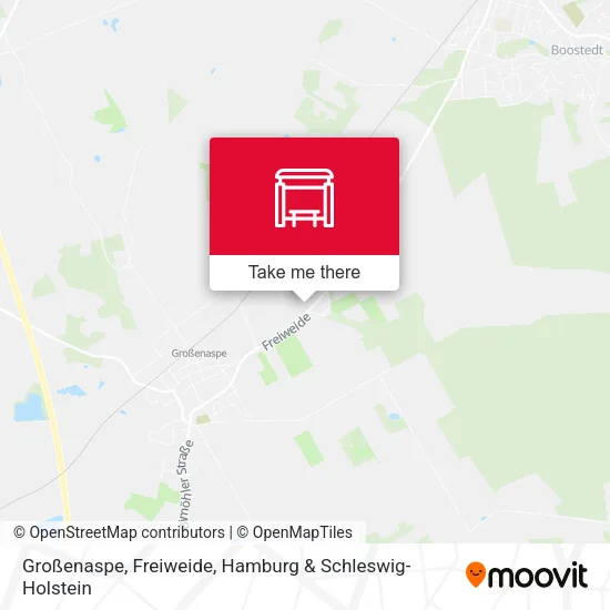 Карта Großenaspe, Freiweide