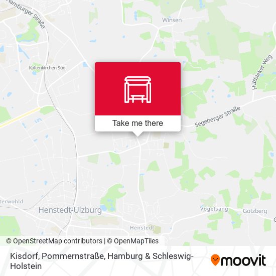 Kisdorf, Pommernstraße map