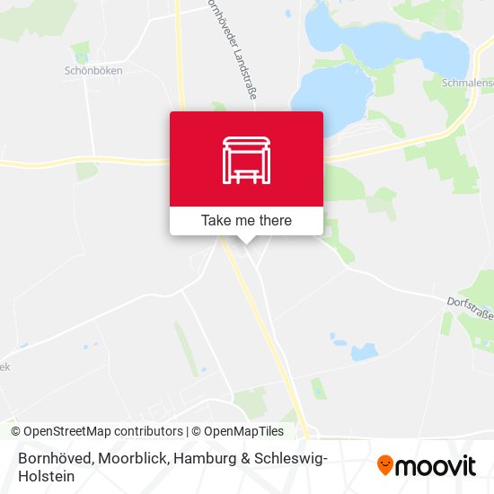 Bornhöved, Moorblick map