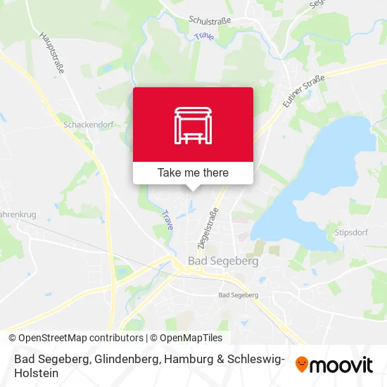 Карта Bad Segeberg, Glindenberg