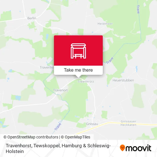 Карта Travenhorst, Tewskoppel