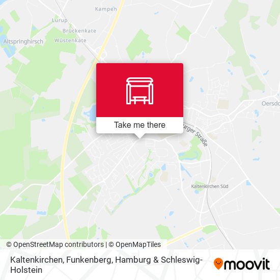 Kaltenkirchen, Funkenberg map