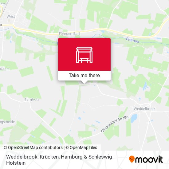 Weddelbrook, Krücken map