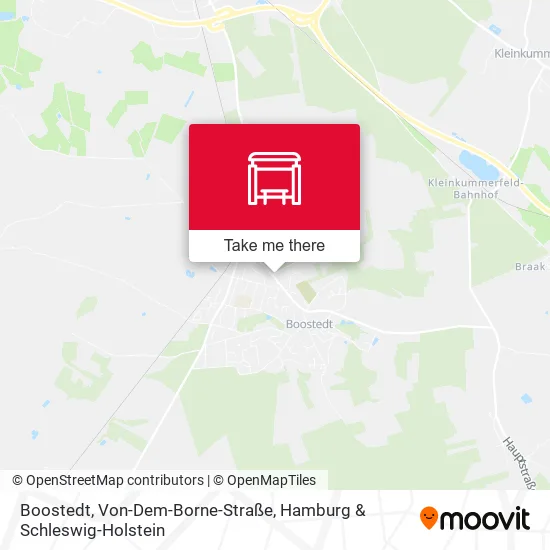 Карта Boostedt, Von-Dem-Borne-Straße