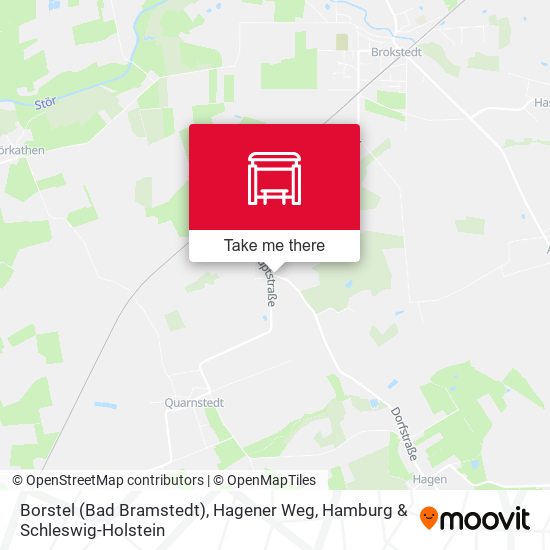 Borstel (Bad Bramstedt), Hagener Weg map