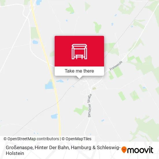 Карта Großenaspe, Hinter Der Bahn