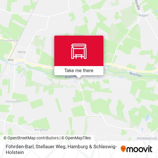 Föhrden-Barl, Stellauer Weg map