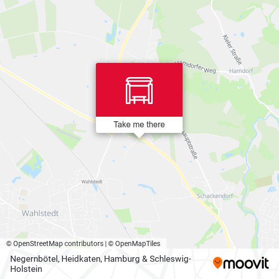 Negernbötel, Heidkaten map