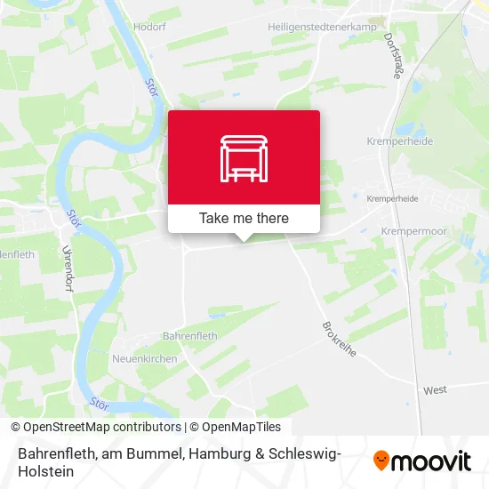 Карта Bahrenfleth, am Bummel