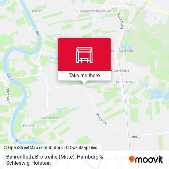 Bahrenfleth, Brokreihe (Mitte) map