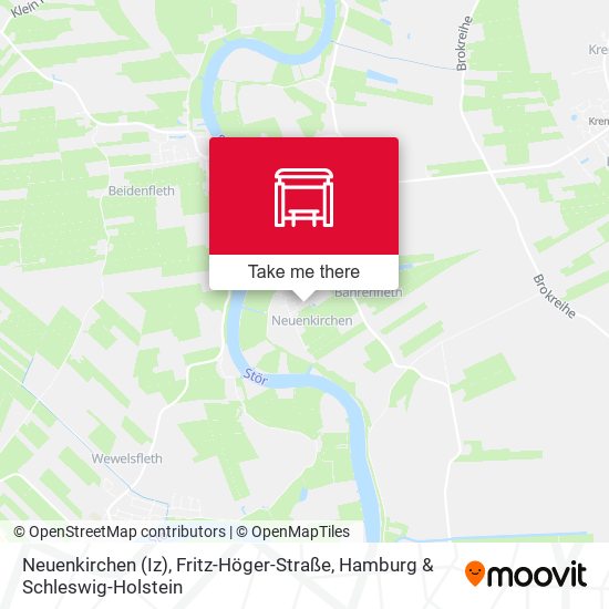 Neuenkirchen (Iz), Fritz-Höger-Straße map