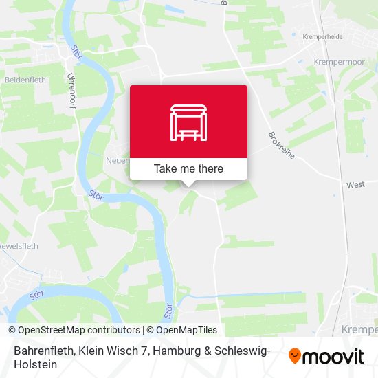 Bahrenfleth, Klein Wisch 7 map