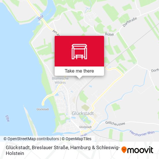 Glückstadt, Breslauer Straße map