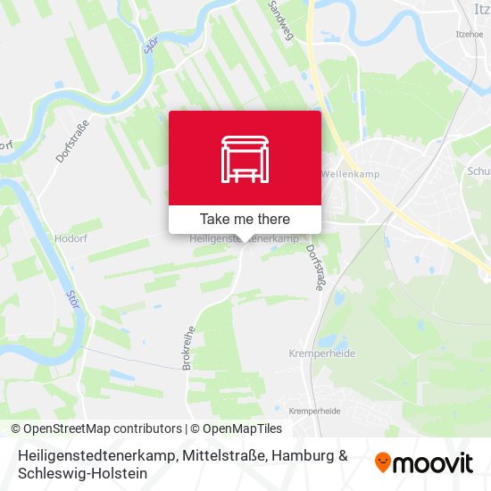 Heiligenstedtenerkamp, Mittelstraße map
