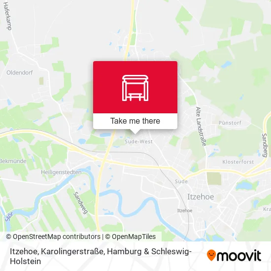 Карта Itzehoe, Karolingerstraße