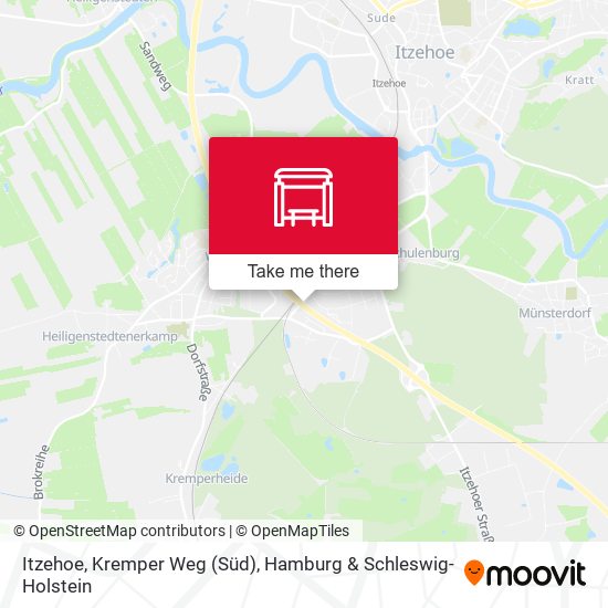 Itzehoe, Kremper Weg (Süd) map