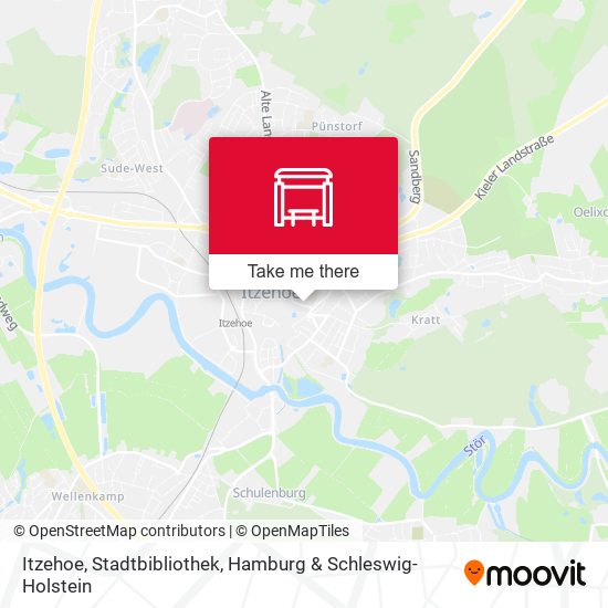 Itzehoe, Stadtbibliothek map