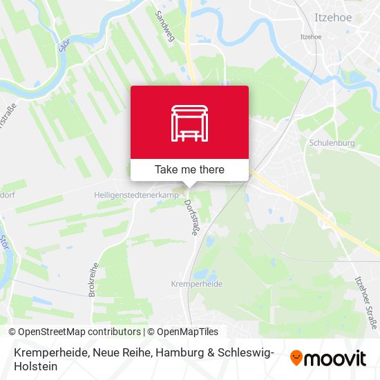 Kremperheide, Neue Reihe map