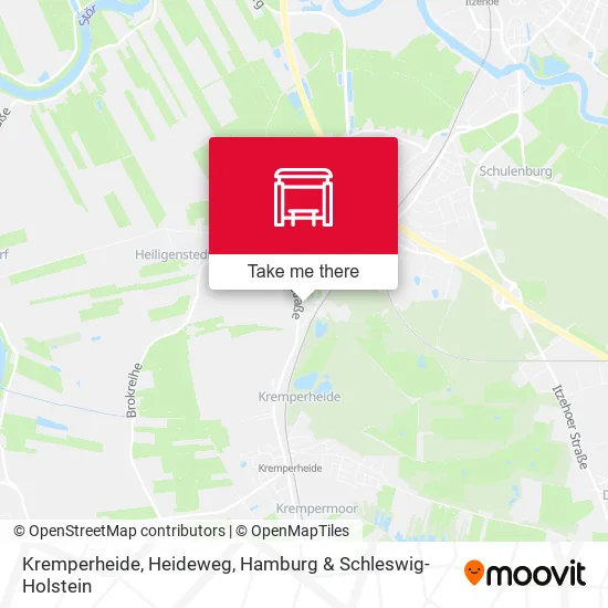 Карта Kremperheide, Heideweg