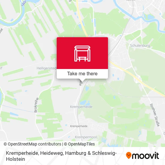 Карта Kremperheide, Heideweg