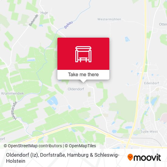 Oldendorf (Iz), Dorfstraße map