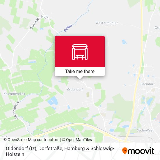 Oldendorf (Iz), Dorfstraße map