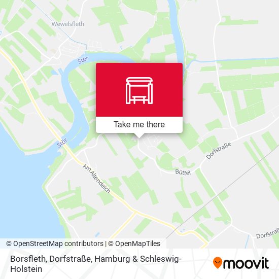 Borsfleth, Dorfstraße map