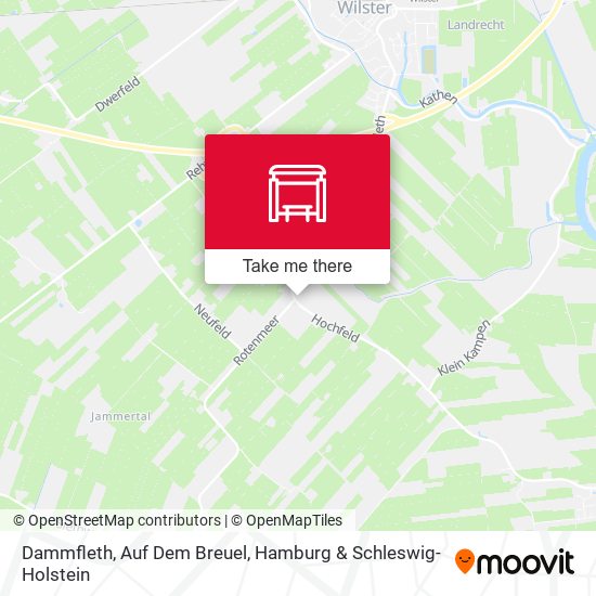 Dammfleth, Auf Dem Breuel map
