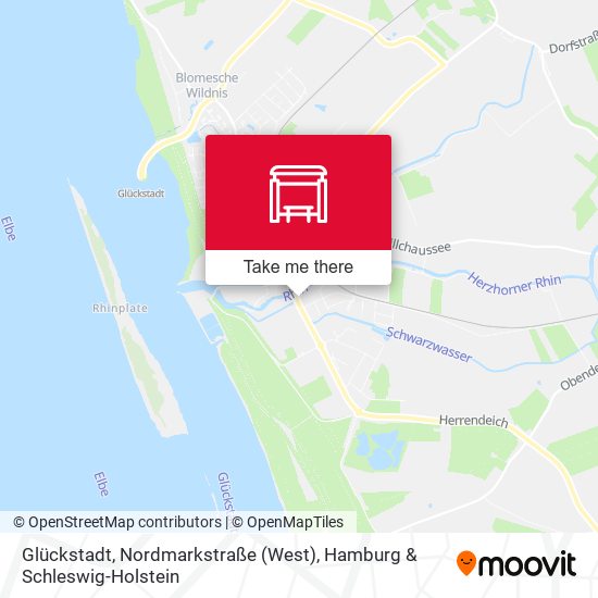 Glückstadt, Nordmarkstraße (West) map