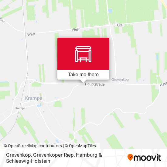 Grevenkop, Grevenkoper Riep map