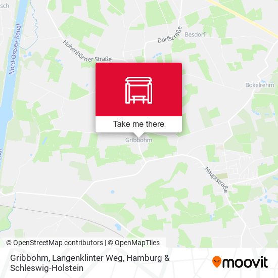 Gribbohm, Langenklinter Weg map