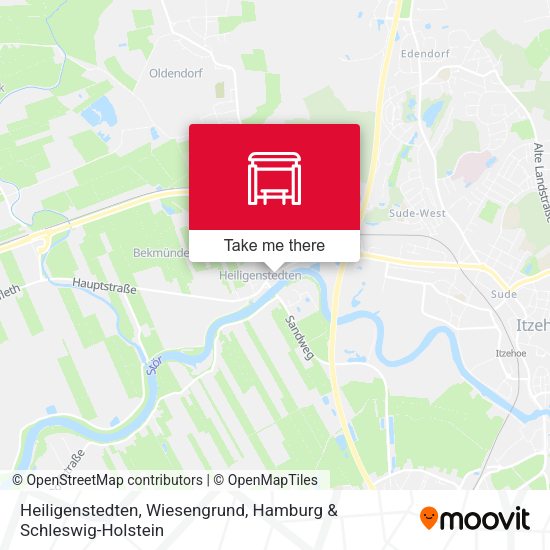 Heiligenstedten, Wiesengrund map