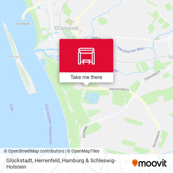 Glückstadt, Herrenfeld map