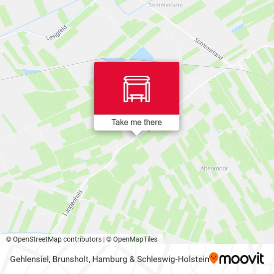 Карта Gehlensiel, Brunsholt