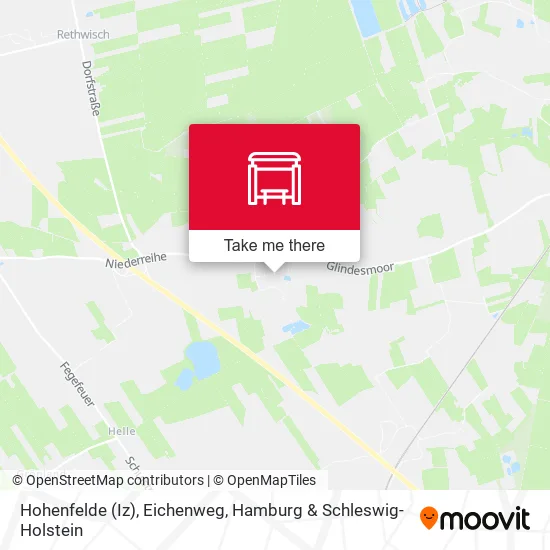 Карта Hohenfelde (Iz), Eichenweg