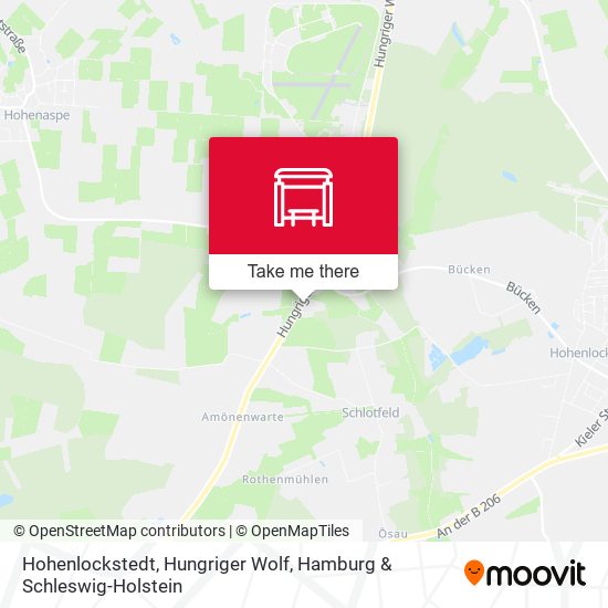 Hohenlockstedt, Hungriger Wolf map