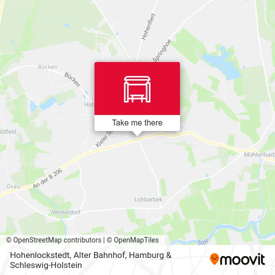 Карта Hohenlockstedt, Alter Bahnhof