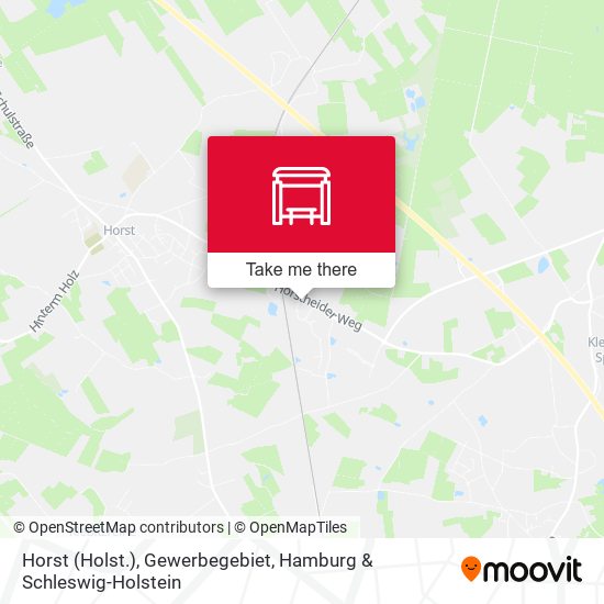 Horst (Holst.), Gewerbegebiet map