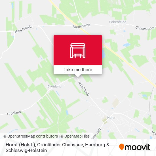 Horst (Holst.), Grönländer Chaussee map