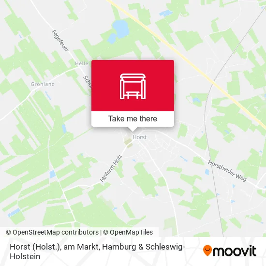 Карта Horst (Holst.), am Markt