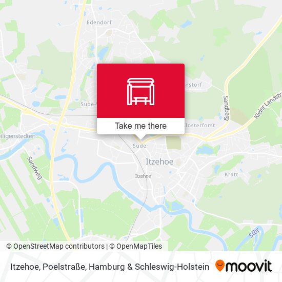 Itzehoe, Poelstraße map