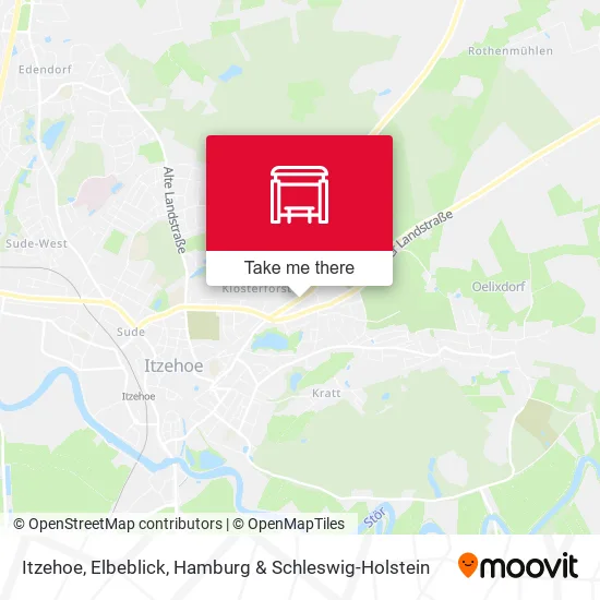 Карта Itzehoe, Elbeblick