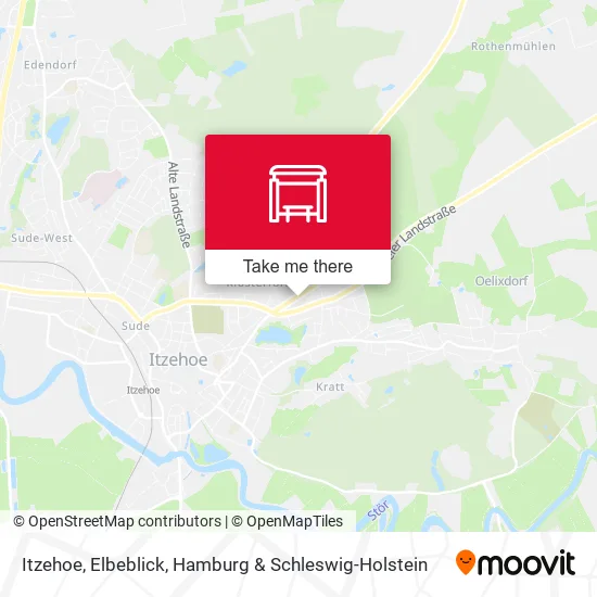Карта Itzehoe, Elbeblick
