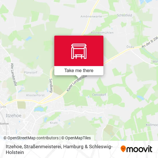 Карта Itzehoe, Straßenmeisterei