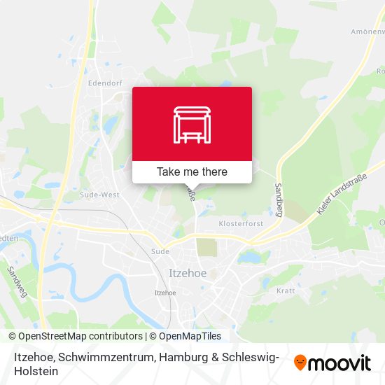 Itzehoe, Schwimmzentrum map