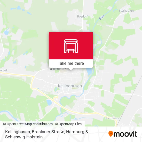 Карта Kellinghusen, Breslauer Straße