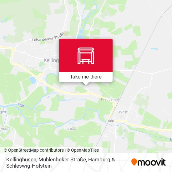 Карта Kellinghusen, Mühlenbeker Straße