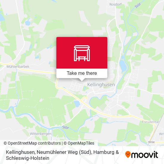 Kellinghusen, Neumühlener Weg (Süd) map
